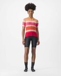 CASTELLI jersey de manga corta - DOLCE LADY - rojo/naranja