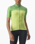 CASTELLI jersey de manga corta - VELOCISSIMA LADY - verde/amarillo