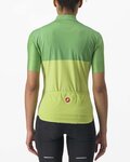 CASTELLI jersey de manga corta - VELOCISSIMA LADY - verde/amarillo