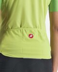 CASTELLI jersey de manga corta - VELOCISSIMA LADY - verde/amarillo