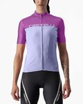 CASTELLI jersey de manga corta - VELOCISSIMA LADY - púrpura
