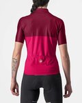 CASTELLI jersey de manga corta - VELOCISSIMA LADY - rojo/rosa