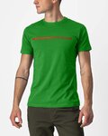 CASTELLI Camiseta de manga corta - VENTAGLIO TEE - verde