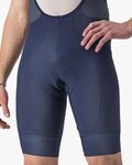 CASTELLI pantalones cortos de tirantes - ENTRATA 2 - azul