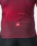 CASTELLI jersey de manga corta - AERO RACE 6.0 - granate
