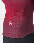 CASTELLI jersey de manga corta - AERO RACE 6.0 - granate