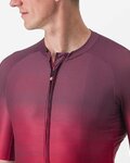 CASTELLI jersey de manga corta - AERO RACE 6.0 - granate
