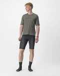 CASTELLI jersey de manga corta - TRAIL TECH 2 - gris