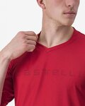 CASTELLI jersey de manga corta - TRAIL TECH 2 - rojo