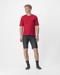 CASTELLI jersey de manga corta - TRAIL TECH 2 - rojo