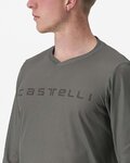CASTELLI maillot de verano de manga larga - TRAIL TECH 2 - gris