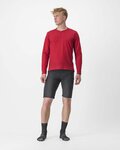 CASTELLI maillot de verano de manga larga - TRAIL TECH 2 - rojo