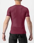 CASTELLI Camiseta de manga corta - PRO MESH 2.0 - granate