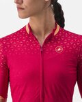 CASTELLI jersey de manga corta - PEZZI LADY - rojo