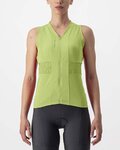 CASTELLI maillot sin mangas - ANIMA 4 LADY - verde claro