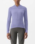 CASTELLI maillot de verano de manga larga - ANIMA 4 LADY - púrpura