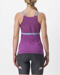 CASTELLI maillot sin mangas - BAVETTE LADY - púrpura