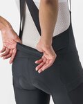 CASTELLI pantalones cortos de tirantes - UNLIMITED CARGO LADY - negro