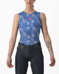 CASTELLI camiseta sin mangas - PRO MESH 4 W LADY - azul