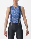 CASTELLI camiseta sin mangas - PRO MESH 4 W LADY - azul