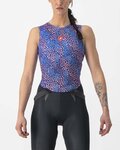 CASTELLI camiseta sin mangas - PRO MESH 4 W LADY - azul