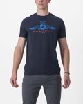 CASTELLI Camiseta de manga corta - ARMANDO 2 TEE - azul