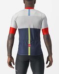 CASTELLI jersey de manga corta - SEZIONE - marfil/azul/rojo