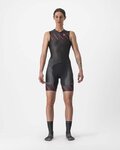 CASTELLI monos - FREE SANREMO LADY - rojo/negro