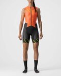 CASTELLI monos - FREE SANREMO LADY - negro/naranja