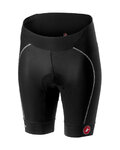 CASTELLI pantalones cortos sin tirantes - VELOCISSIMA LADY - negro/blanco