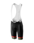 CASTELLI pantalones cortos de tirantes - VOLO  - amarillo/rojo/negro