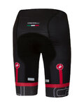 CASTELLI pantalones cortos sin tirantes - VOLO - negro/blanco