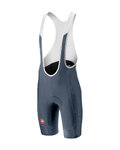 CASTELLI pantalones cortos de tirantes - EVOLUZIONE 2.0 - azul