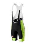 CASTELLI pantalones cortos de tirantes - EVOLUZIONE 2.0 - amarillo/negro