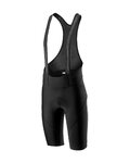 CASTELLI pantalones cortos de tirantes - VELOCISSIMO IV - negro/blanco