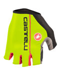 CASTELLI guantes de dedos cortos - CIRCUITO - amarillo/rojo
