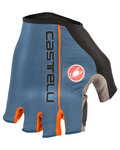 CASTELLI guantes de dedos cortos - CIRCUITO - rojo/azul