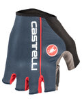 CASTELLI guantes de dedos cortos - CIRCUITO - naranja/azul