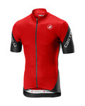 CASTELLI jersey de manga corta - ENTRATA 3.0 - rojo/negro