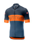 CASTELLI jersey de manga corta - PROLOGO VI - naranja/azul