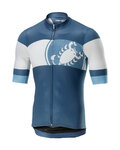 CASTELLI jersey de manga corta - RUOTA - azul/blanco