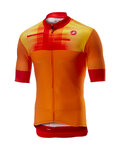 CASTELLI jersey de manga corta - A BLOC - naranja