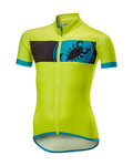 CASTELLI jersey de manga corta - FUTURE RACER KIDS - amarillo