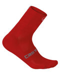 CASTELLI calcetines clásicos - QUATTRO 9 - rojo