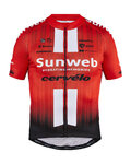 jersey de manga corta - SUNWEB 2019 - negro/rojo/blanco