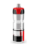 ELITE botella de agua - CRYSTAL OMBRA 750 ml - transparente/rojo/negro