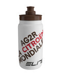 ELITE botella de agua - FLY AG2R 550ml - blanco/marrón