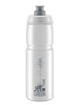 ELITE botella de agua - JET GREEN 750 ml - transparente