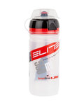 botella de agua - CORSA MTB 550 ml - transparente/rojo