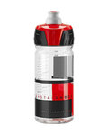 botella de agua - CRYSTAL OMBRA 550 ml - transparente/rojo/negro